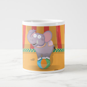 Taza De Café Grande Elefante de circo