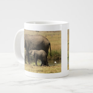 Taza De Café Grande Elefantes africanos