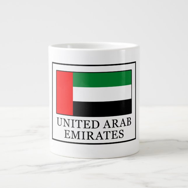 Taza De Café Grande Emiratos Árabes Unidos (Frente)