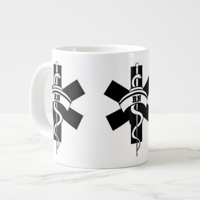 Taza De Café Grande Enfermeras del RN (Izquierda)