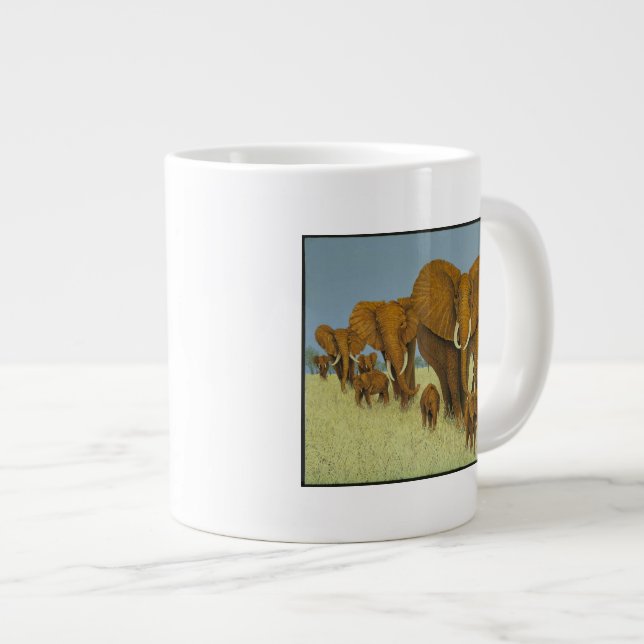 Taza De Café Grande Enorme pero cuidando (Derecha)