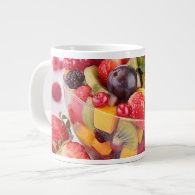 Taza De Café Grande Ensalada de fruta fresca (Izquierda)