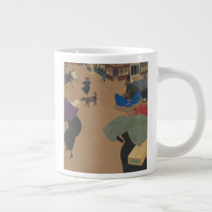 Taza De Café Grande Escena de la calle en París