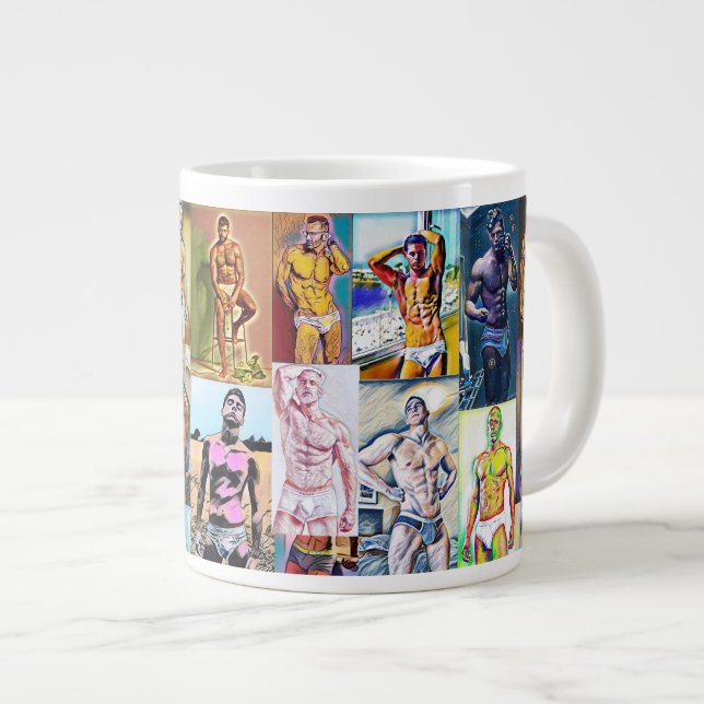 Taza De Café Grande Escritos (Derecha)