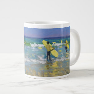 Taza De Café Grande Escuela de la resaca en St Ives
