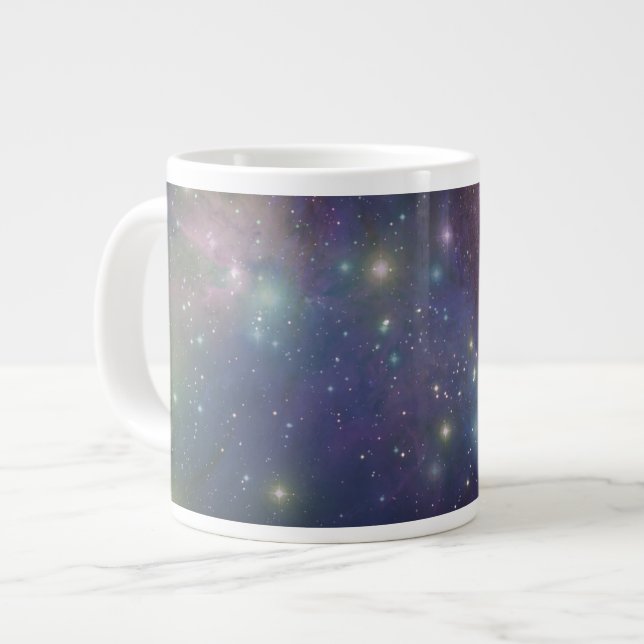 Taza De Café Grande Espacio, estrellas, galaxias y nebulosas (Izquierda)