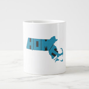 Taza De Café Grande Estado de Massachusetts