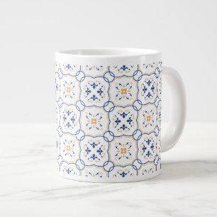 Taza De Café Grande Estampado de flores 2