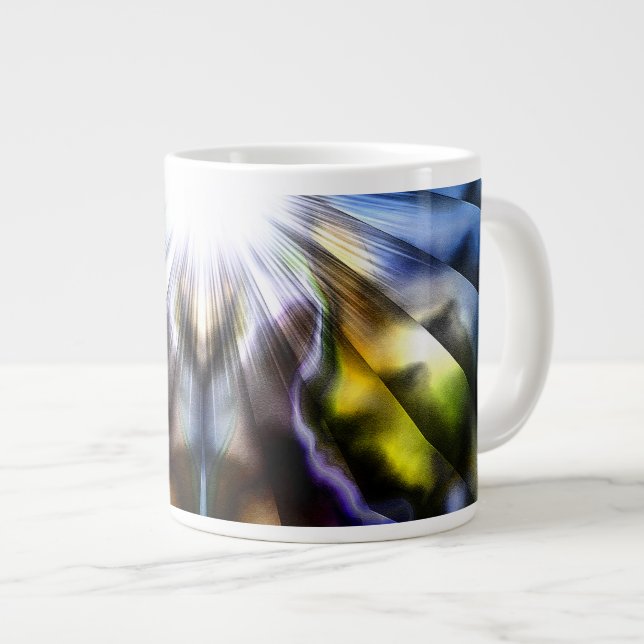 Taza De Café Grande Explosión de luz (Derecha)