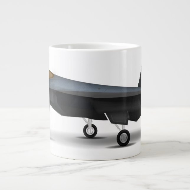 TAZA DE CAFÉ GRANDE F-22 (Frente)