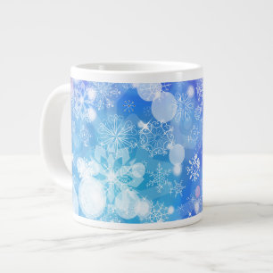 Taza De Café Grande Fantasía de Snowflake