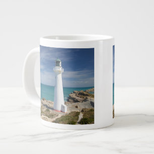 Taza De Café Grande Faro de Castle Point, Castlepoint, Wairarapa,