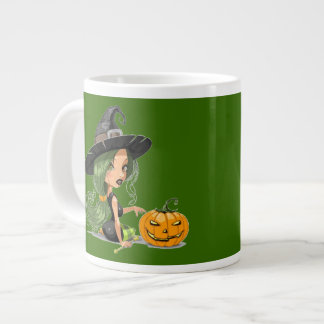 Taza De Café Grande Feliz Halloween -