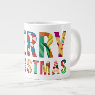 Taza De Café Grande Feliz Navidad