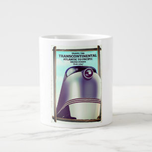 Taza De Café Grande Ferrocarril Transcontinental EE. UU.