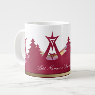 Taza De Café Grande Festival Silhouette Mugs al aire libre
