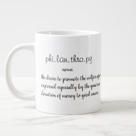Taza De Café Grande Filantropía