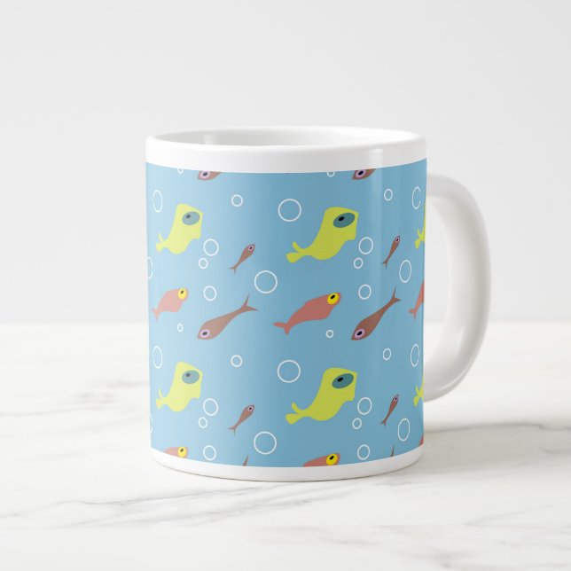 Taza De Café Grande Fish Mug (Derecha)