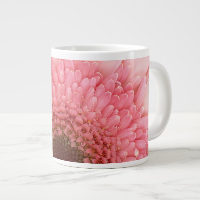 Taza De Café Grande Flor - AMO el Rosa (Derecha)