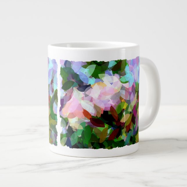 TAZA DE CAFÉ GRANDE FLORAL (Derecha)