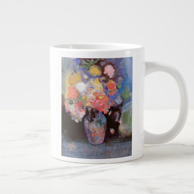Taza De Café Grande Flores (Derecha)