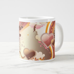 Taza De Café Grande Fondo diseñado del diseño