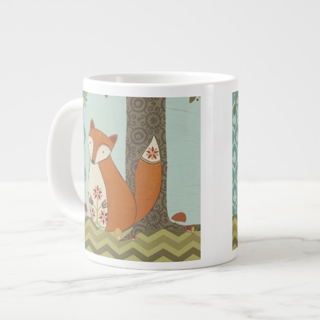 Taza De Café Grande Forest Whimsy IV (Izquierda)