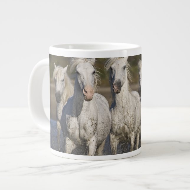 Taza De Café Grande Francia, Camarga. Huida de caballos (Izquierda)