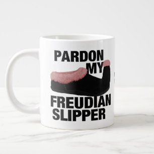 Taza De Café Grande Freudian Slipper personalizado mug