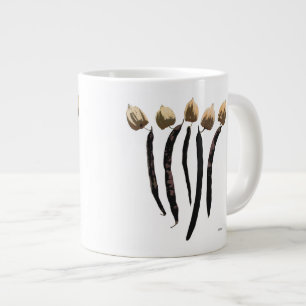Taza De Café Grande frijoles de cuerdas y palas