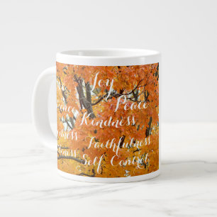 Taza De Café Grande Fruta del alcohol, caída cristiana inspiradora