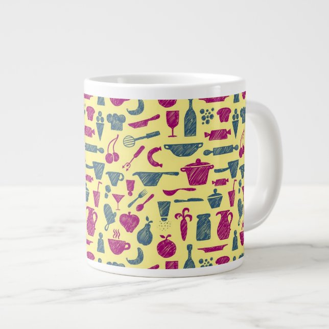 Taza De Café Grande Fuentes de la cocina (Derecha)