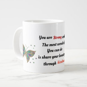 Taza De Café Grande Fuerte y hermoso