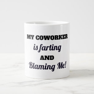 Taza De Café Grande Funny Coworker Farting Coffee Mug