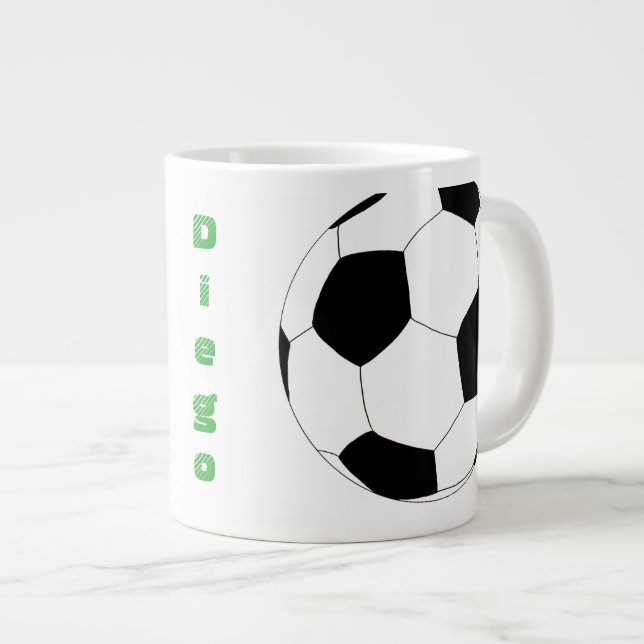 Taza De Café Grande Fútbol por los Happy Juul Company (Derecha)