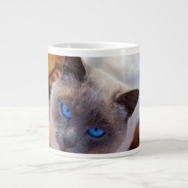 Taza De Café Grande Gato de Otoño