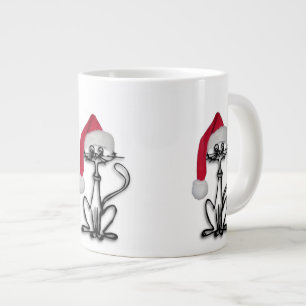 Taza De Café Grande Gato de Santa Kitty
