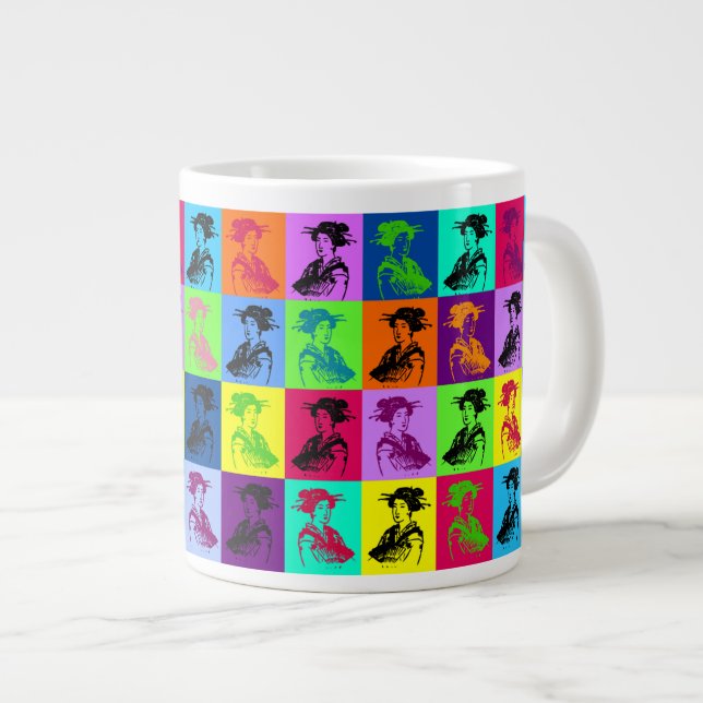 Taza De Café Grande Geishas pop (Derecha)