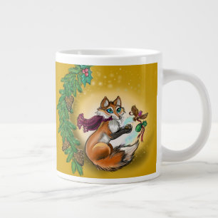 Taza De Café Grande Gifting Fox Holiday