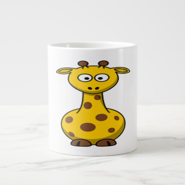 TAZA DE CAFÉ GRANDE GIRAFFE (Frente)