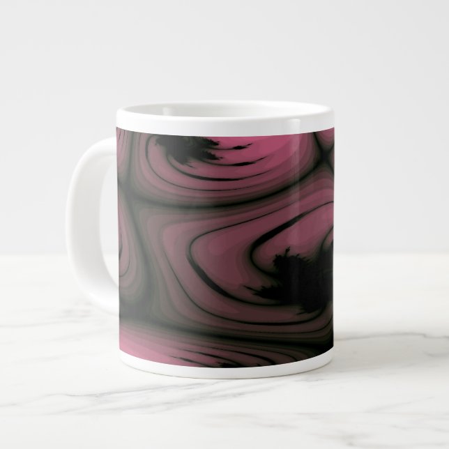 Taza De Café Grande Gótico Swirls Mug (Izquierda)