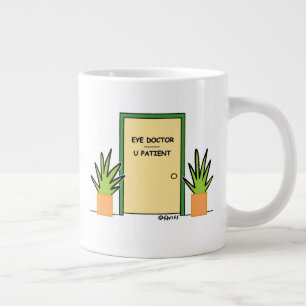 Taza De Café Grande Gracioso Médica oftalmológico Personalizado Café O