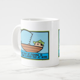 Taza De Café Grande Gracioso pescador