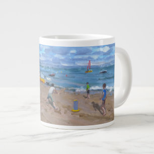 Taza De Café Grande Grillo Abersoch 2013 de la playa