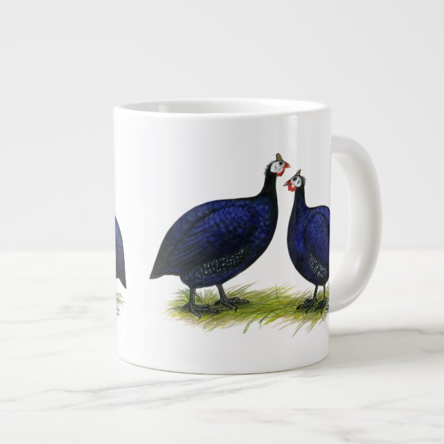 Taza De Café Grande Guineas Royal Purple Pair (Derecha)