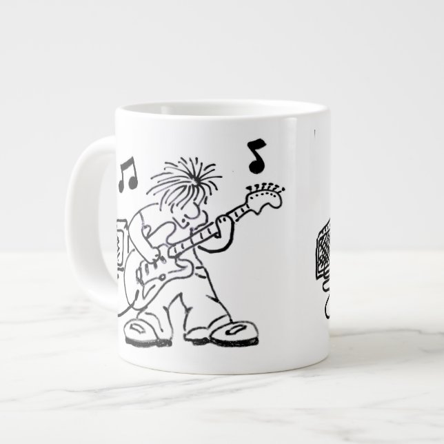 Taza De Café Grande guitarra-tipo (Izquierda)