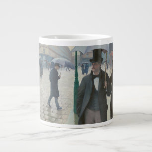 Taza De Café Grande Gustave Caillebotte - Calle de París; Día lluvioso