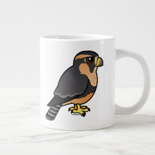 Taza De Café Grande Halcón peruano de Birdorable Aplomado