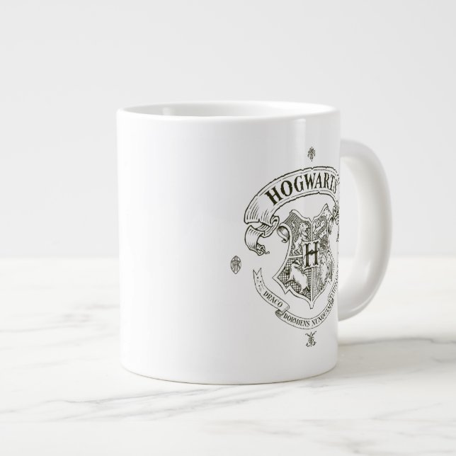 Taza De Café Grande Harry Potter| Escudo de banner de Hogwarts (Derecha)