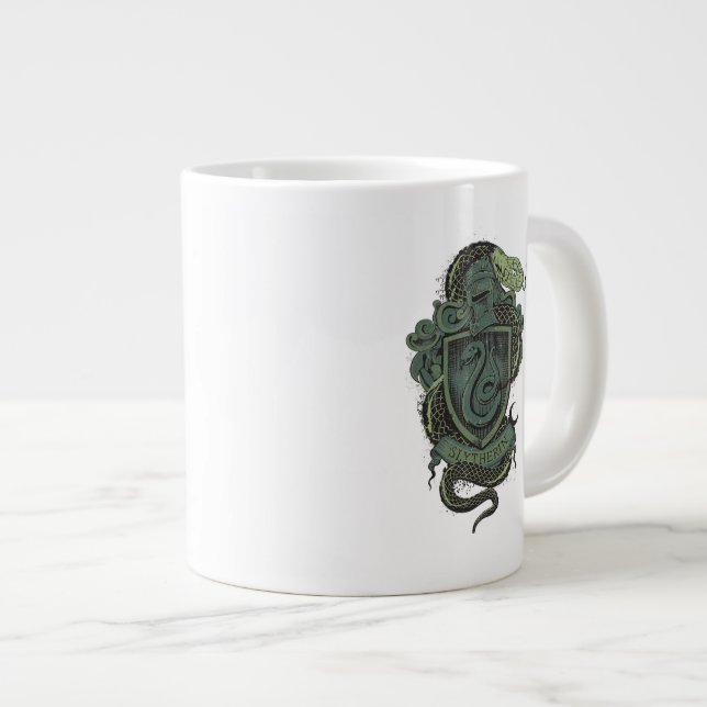 Taza De Café Grande Harry Potter| Escudo Slytherin (Derecha)